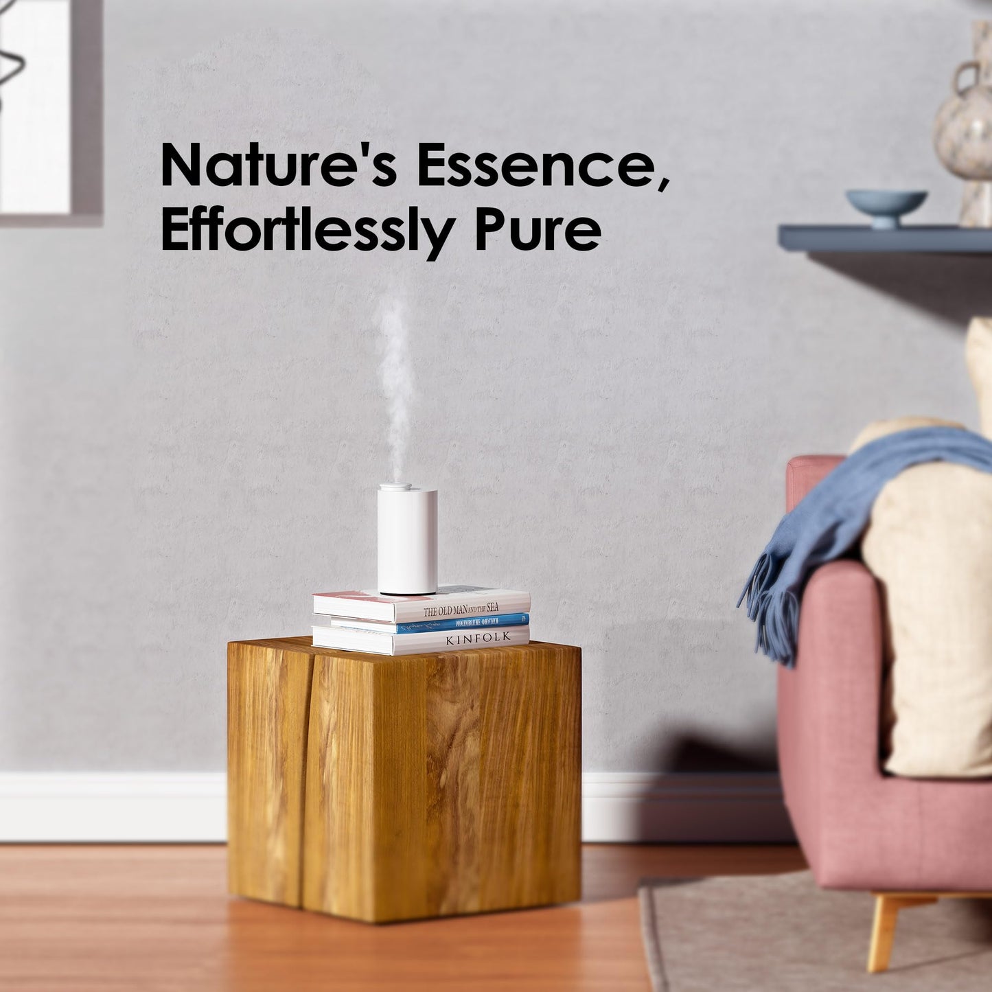 Airversa AN6 White Waterless Diffuser – 0.7 oz / 20 mL, Battery-Operated