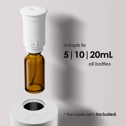 Airversa AN6 White Waterless Diffuser – 0.7 oz / 20 mL, Battery-Operated