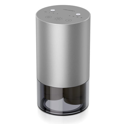 Airversa Dual-Nozzle Waterless Diffuser – 600 sq ft, 5 Timers, 4 Mist Levels, Car Mode, Space Gray