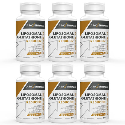 AJAXERRUE 1400 mg Liposomal Glutathione | Superior Absorption + Vitamin C