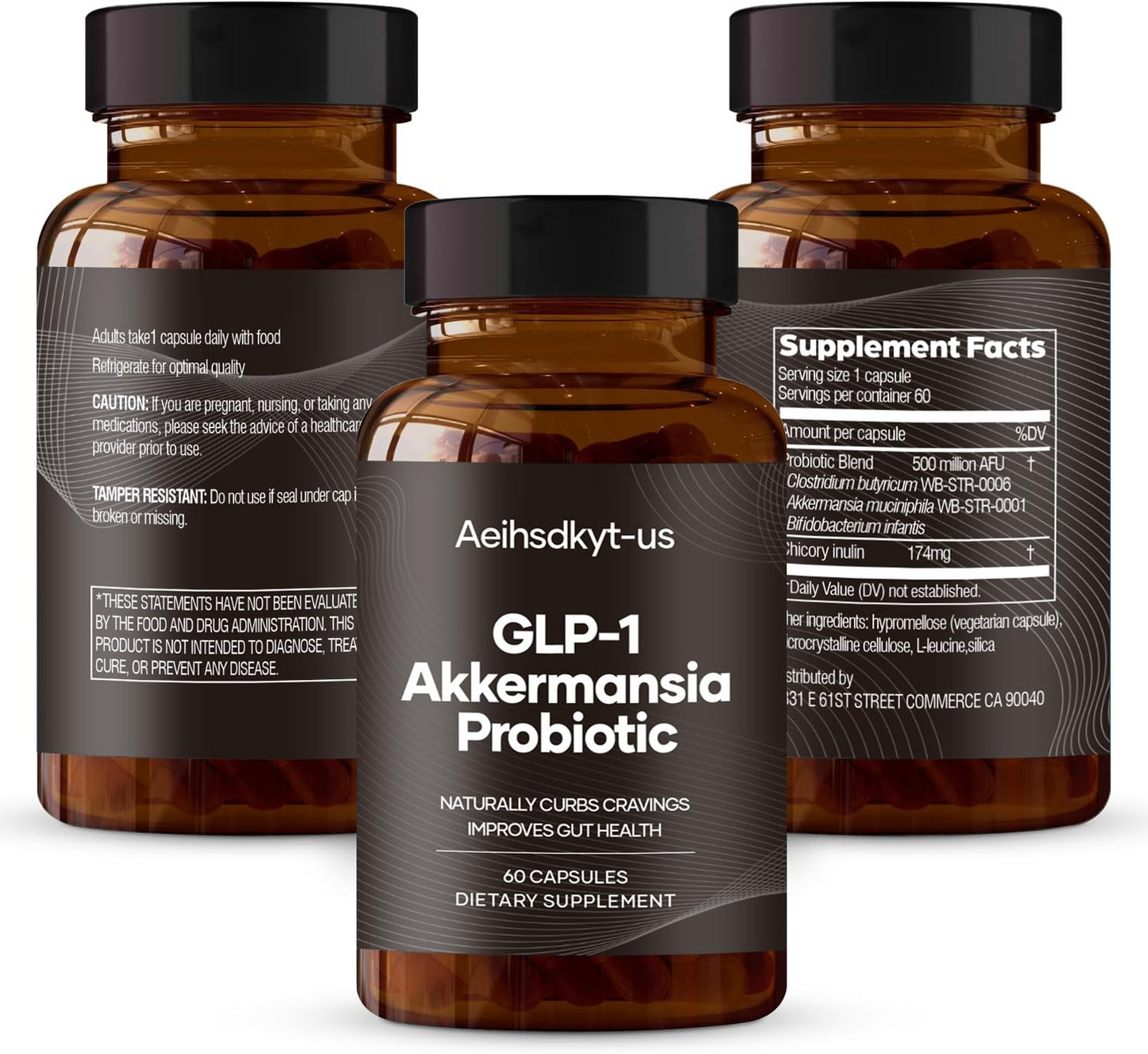 GLP-1 Supplement for Women & Men | Hunger & Metabolism Support – USA Made (60 Capsules)