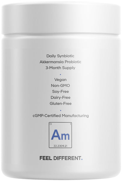 Codeage Akkermansia Muciniphila Probiotic Supplement - 3-Month Supply - 100 Million AFUs - Gluten-Free