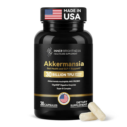 Akkermansia Probiotic – 30B TFU, GLP-1 & Digestion Support