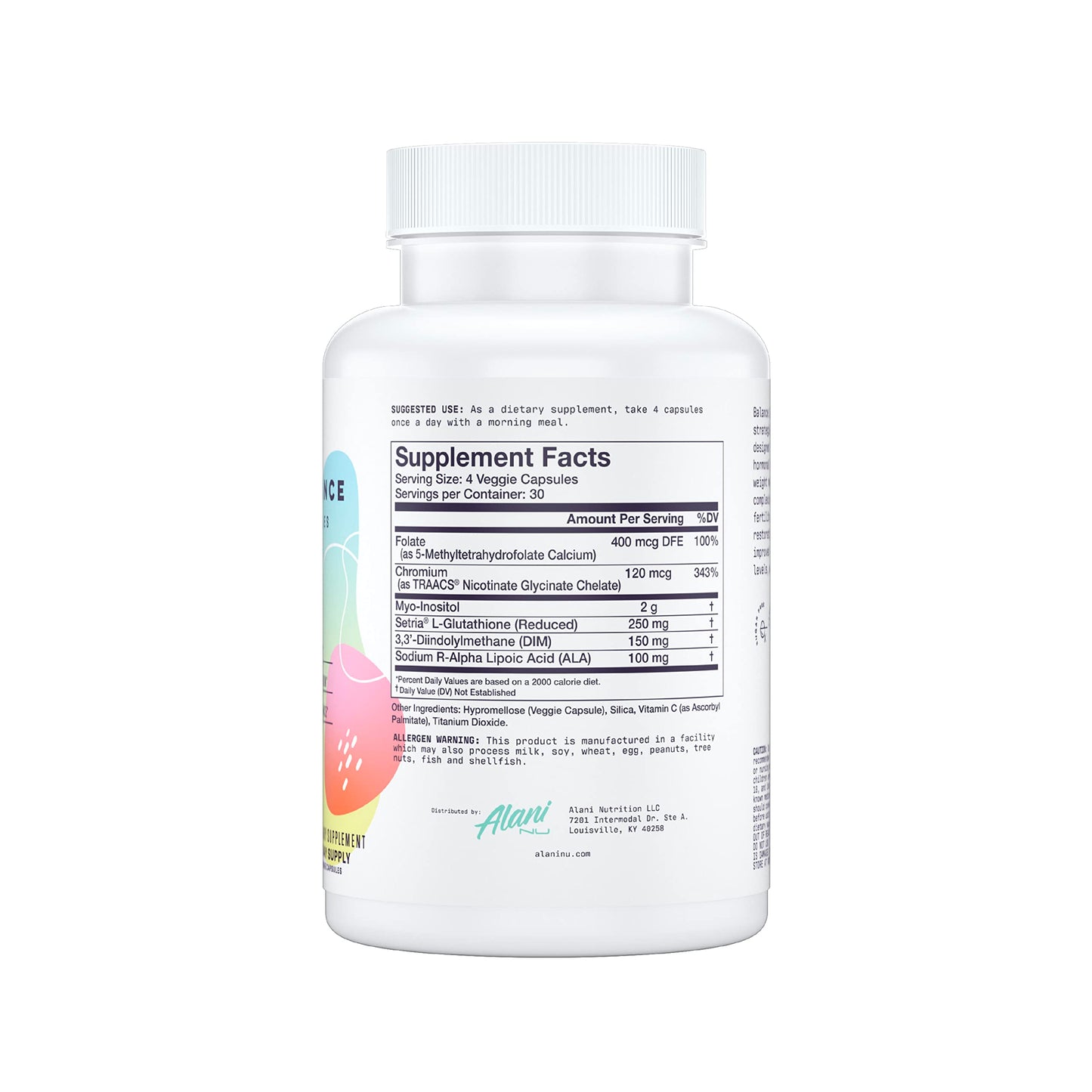 Alani Nu Hormonal Balance, Weight Management & Skin Support | 120 Capsules