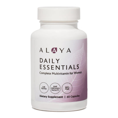 Alaya Naturals Daily Essentials Multivitamin for Women | Complete Daily Nutrition