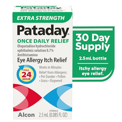 Pataday Once Daily Relief Extra Strength Eye Drops | Alcon 2.5ml