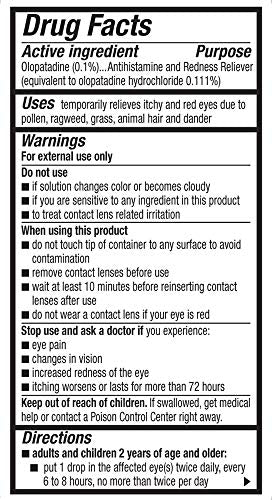 Pataday Twice Daily Relief, 0.17 Fl Oz | Alcon Eye Allergy Relief