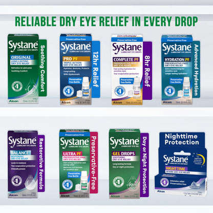 Systane Long Lasting Lubricant Eye Drops – 0.5 Fl Oz | Alcon
