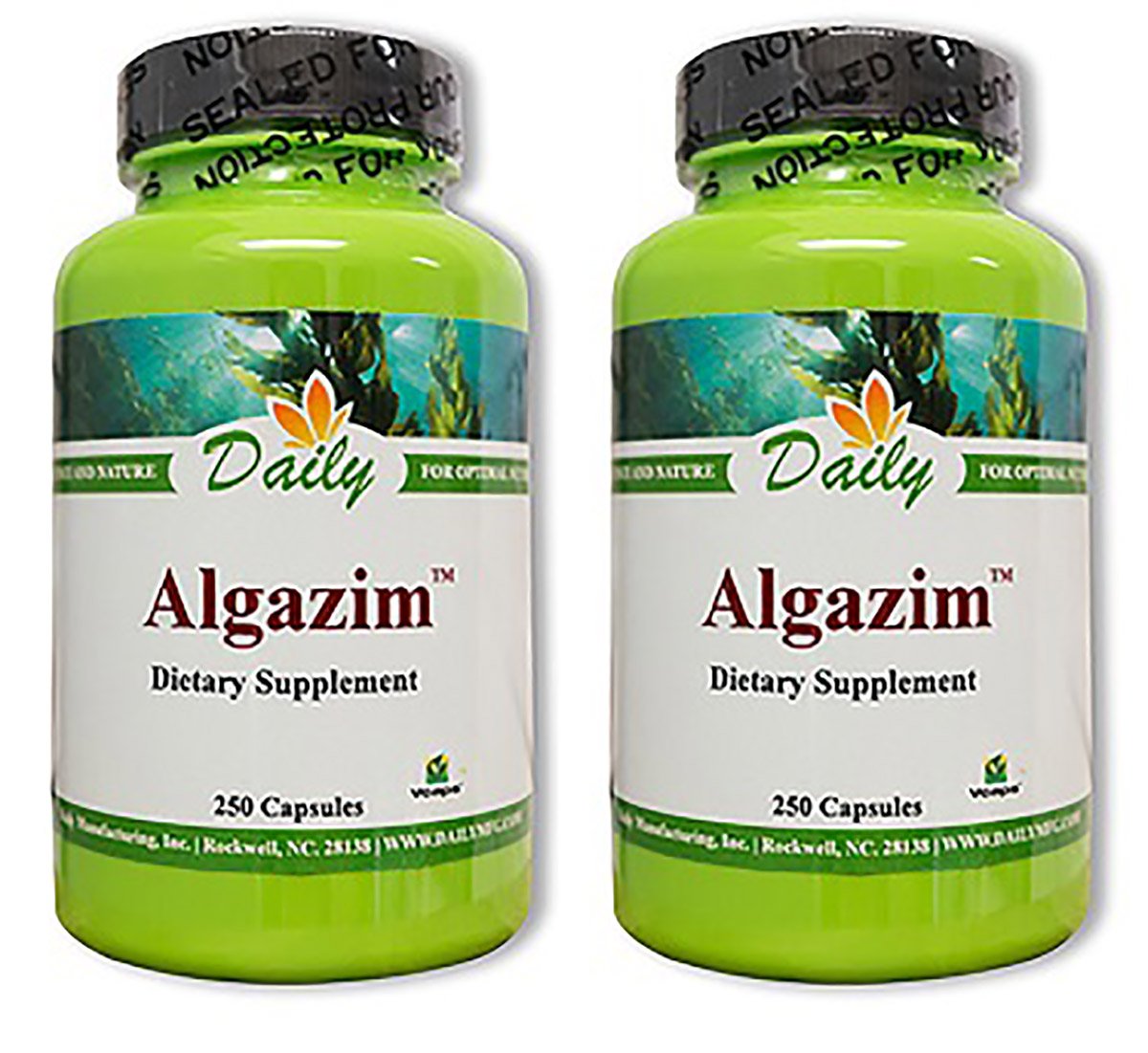 Daily Manufacturing Algazim 250 Capsules – 2 Pack (500 Total)