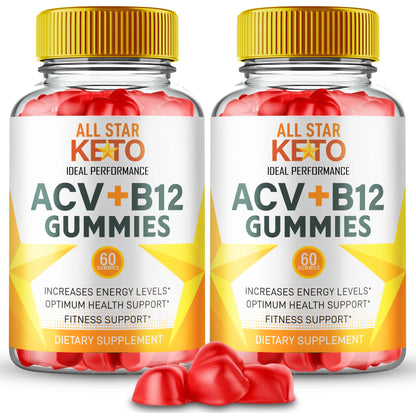 All Star Keto Gummies – Maximum Strength Keto+ACV Gummy (2 Pack)