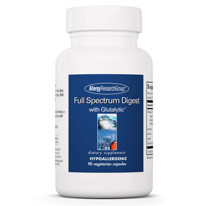 Allergy Research Group Full Spectrum Digest with Glutalytic | Gluten Support & Digestive Enzymes | 90 Vegetarian Capsules