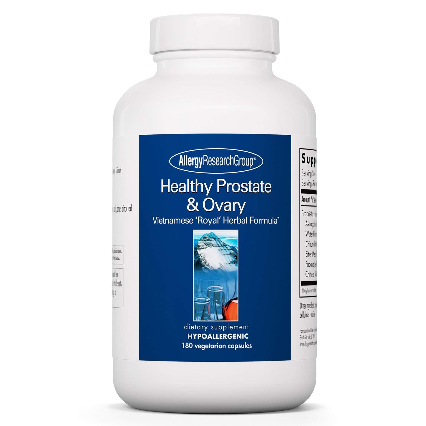 Healthy Prostate & Ovary Supplement – Allergy Research Group (180 Count, Vegetarian)