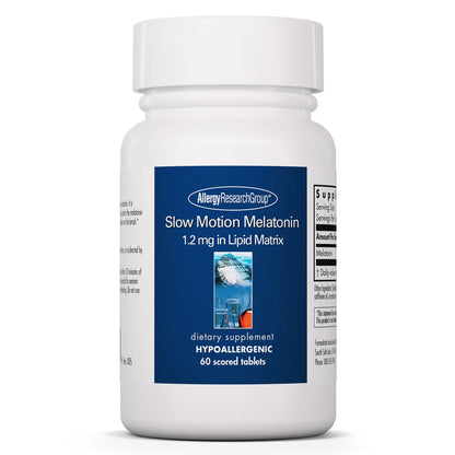 Allergy Research Group Slow Motion Melatonin - 1mg Sleep Aid (Lipid Matrix) 60 Count