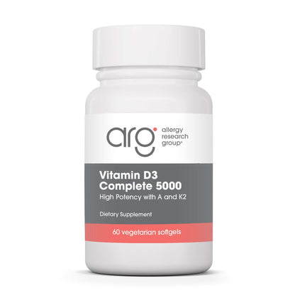 Allergy Research Group Vitamin D3 Complete 5000 IU | D3 & K2