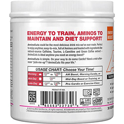 ALLMAX A:CUTS Amino-Charged Energy Drink Cotton Candy - 210 g | 30 Servings