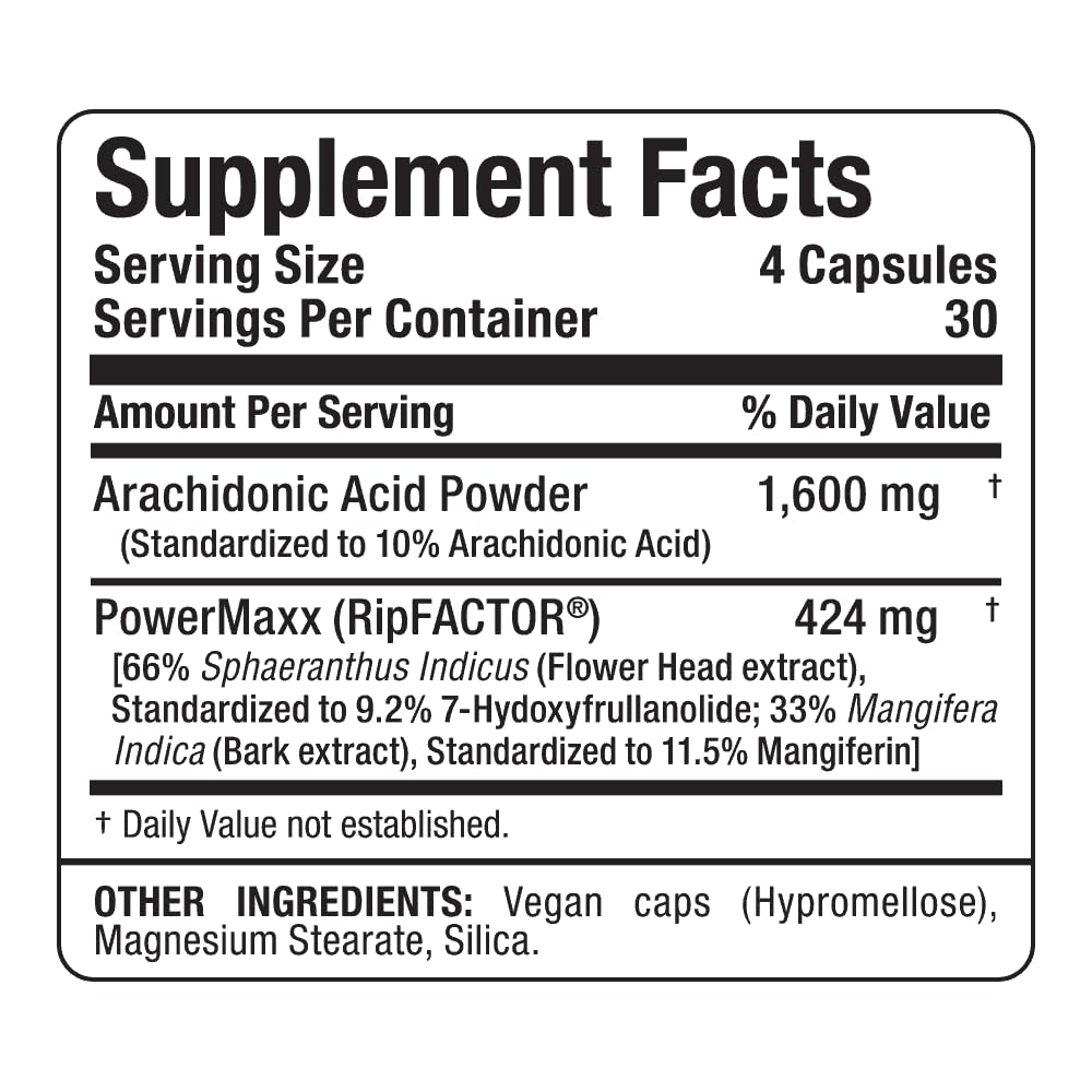 ALLMAX Essentials ARA+ Arachidonic Acid – 120 Capsules | Boost Strength & Endurance