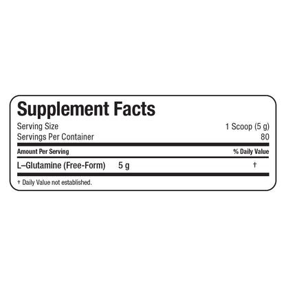 ALLMAX Essentials Glutamine – 400 g Powder | Recovery & Immune Support | Vegan & Gluten-Free