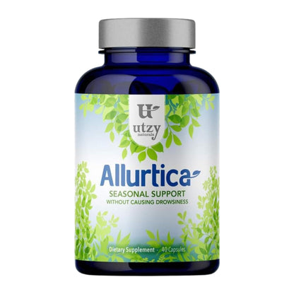 Utzy Naturals Allurtica — Sinus & Respiratory Support with Quercetin & Stinging Nettle (40 Capsules)