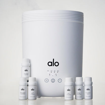 ALO Essential Oil Collection | 6 Essential Oils for Energy, Balance & Relaxation | Boxed Gift Set
