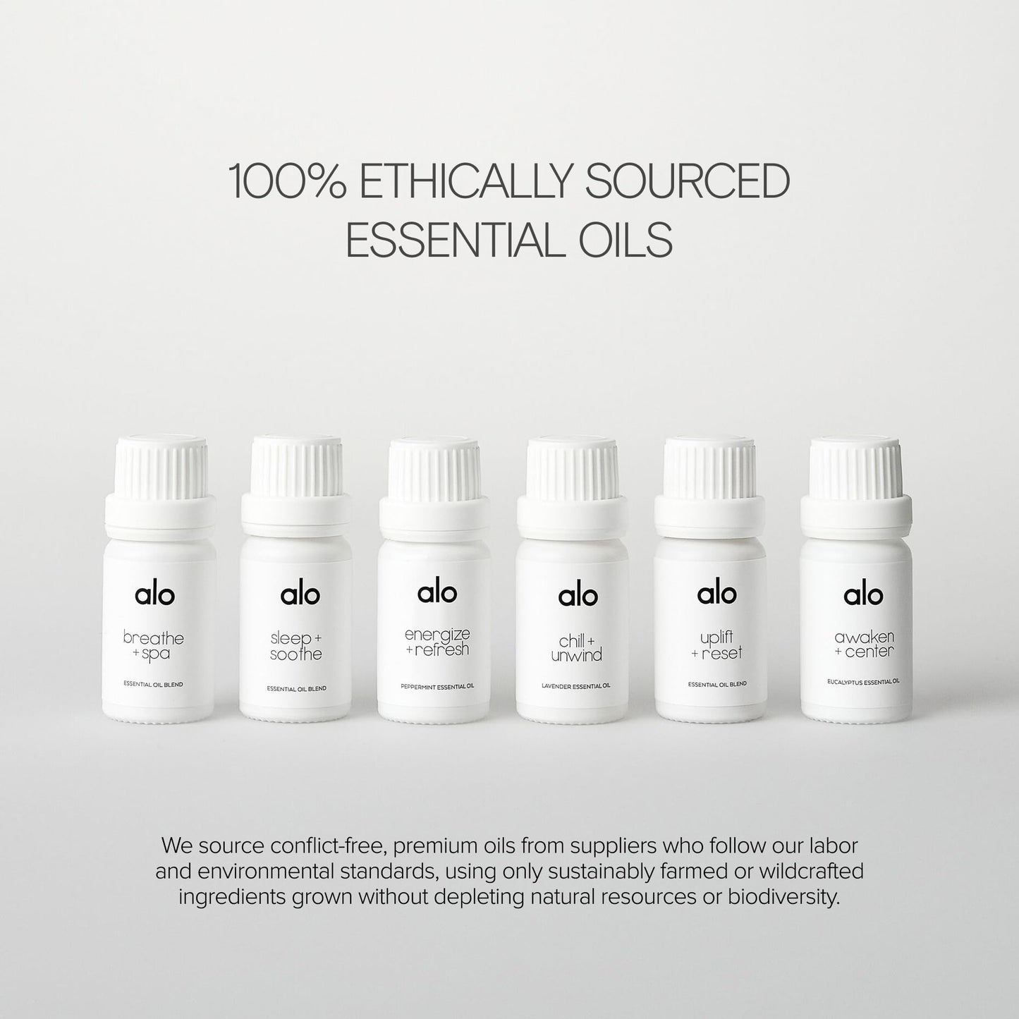 ALO Essential Oil Collection | 6 Essential Oils for Energy, Balance & Relaxation | Boxed Gift Set
