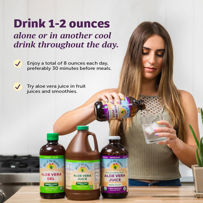 Lily of the Desert Aloe Vera Juice Whole Leaf 2-Pack 32 fl oz