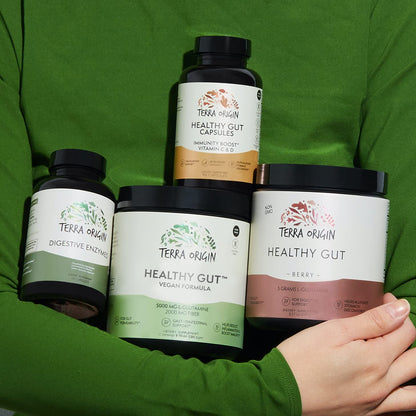 Healthy Gut Vegan Formula with L-Glutamine – Supports Gut Health & Immunity
