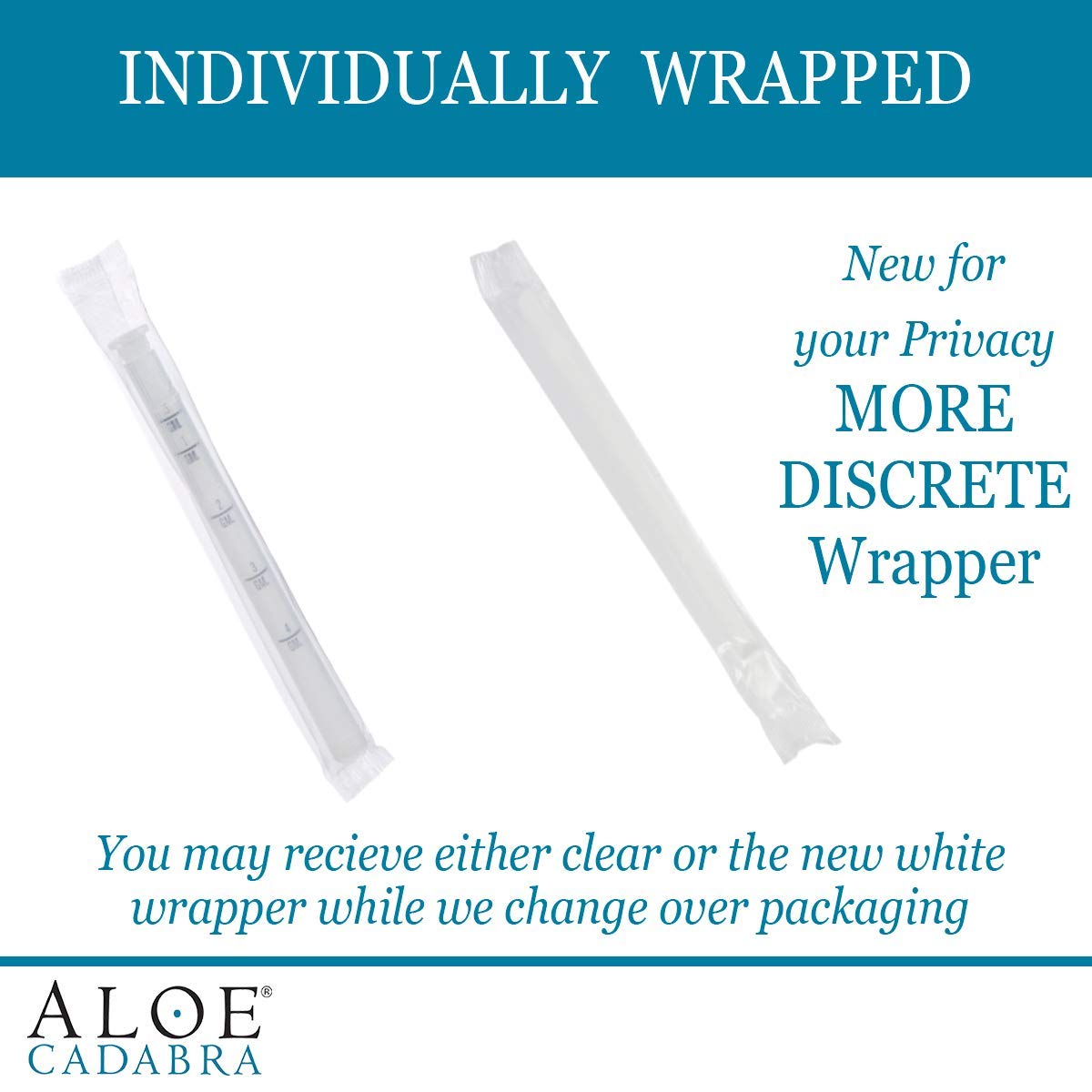 Aloe Cadabra Disposable Vaginal Applicators – Pack of 15 | Individually Wrapped, 4GM Dosing