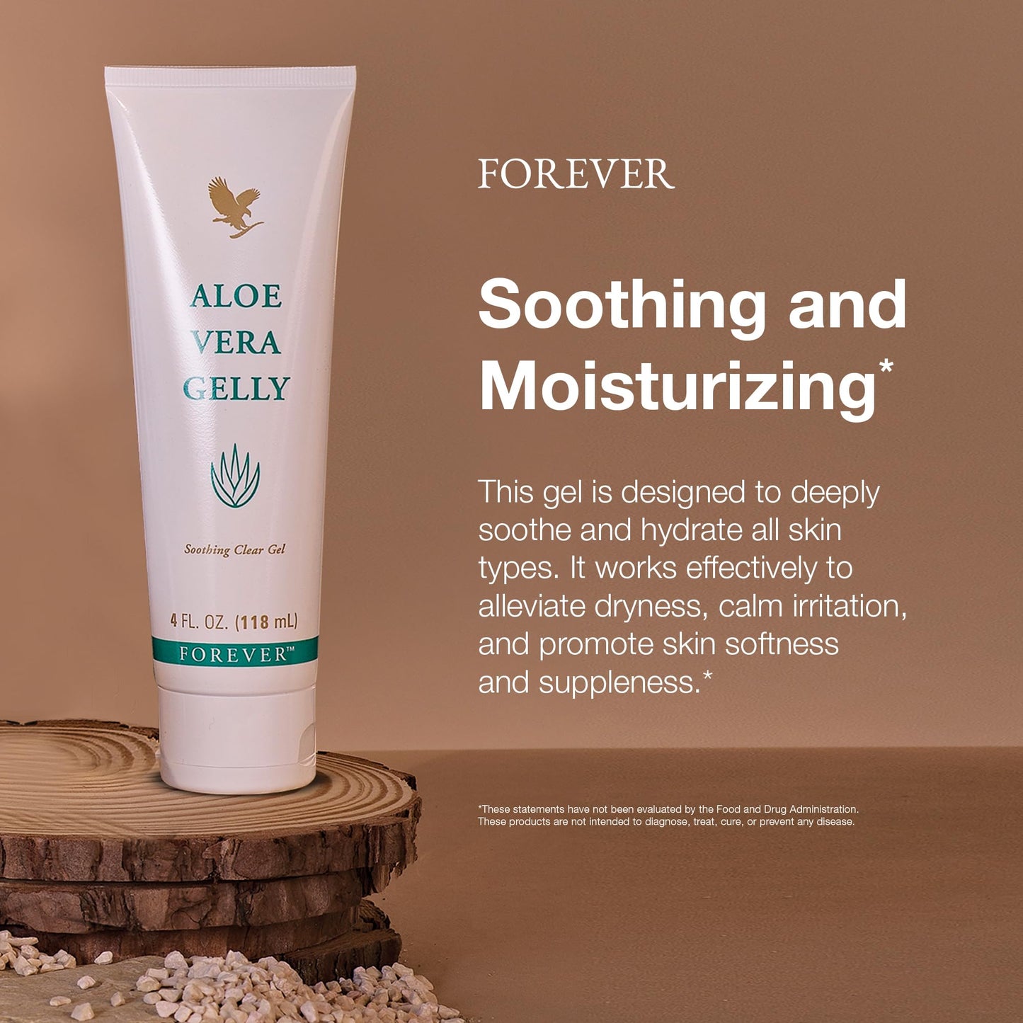 Forever Living Aloe Vera Gelly – Pure Aloe Gel, Vegan & Gluten-Free, 4 oz (Pack of 2)