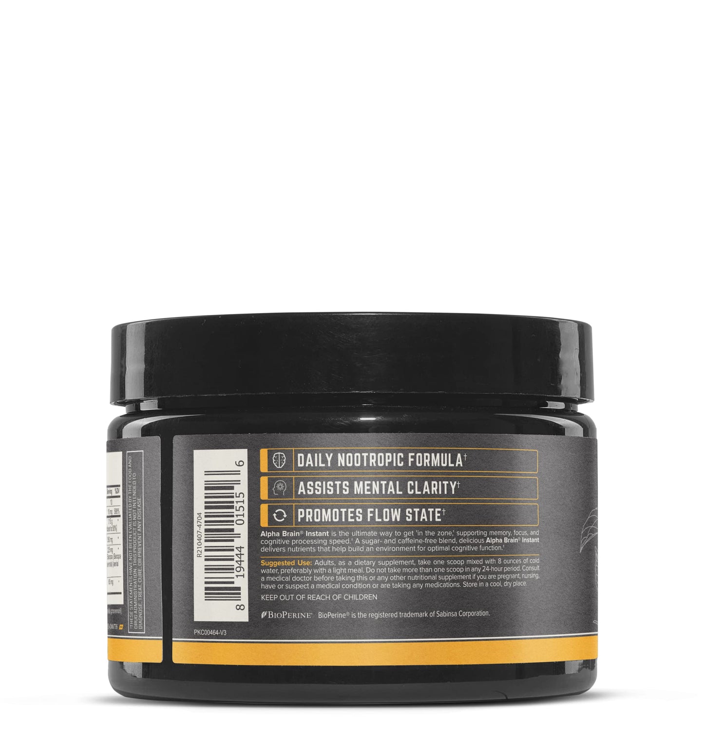 Alpha BRAIN® Instant Peach (30 Serving Tub) – Memory & Focus