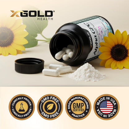 Alpha GPC Choline 600mg - Nootropic Brain Health & Focus, 120 Veggie Capsules