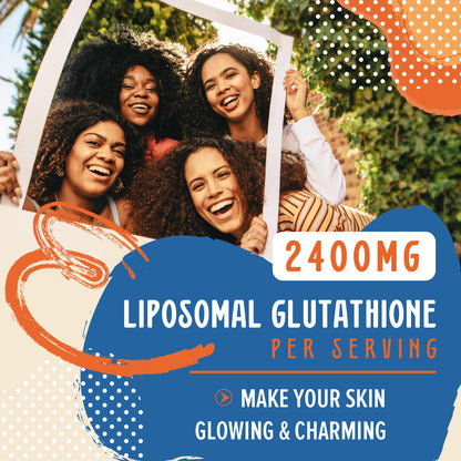 2400MG Liposomal Glutathione with Vitamin C, Milk Thistle & Alpha-Lipoic Acid - 120 Softgels