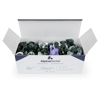 Alpine Dental Blanc Tooth Polish Non Splatter Formula, Coarse Grit - Box of 200 Mint