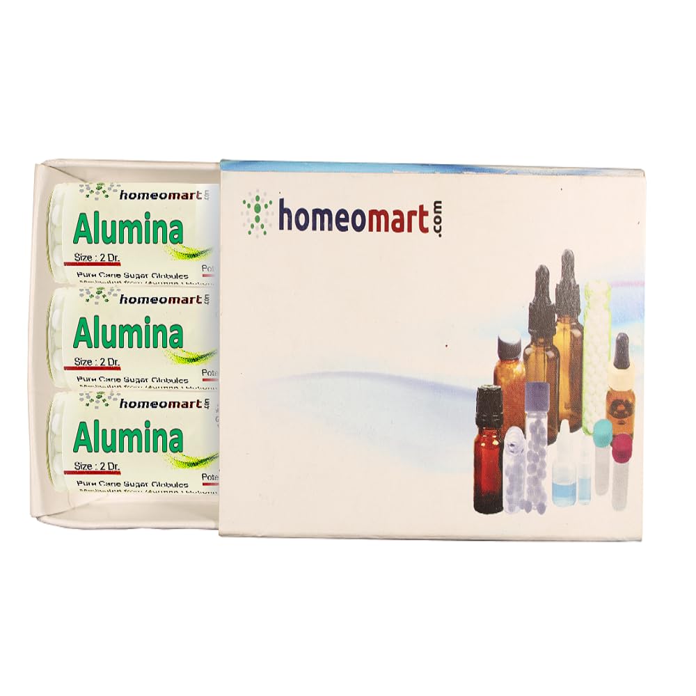 Alumina Homeopathy Pellets 200C Potency – Pack of 3 | Homeomart