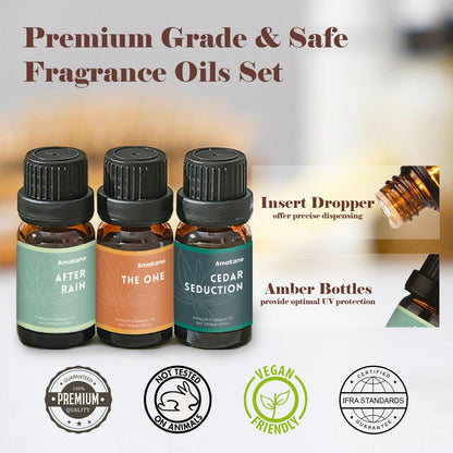 AmaKane Hotel Diffuser Oils 6x10ml – Luxury Hotel Scent Collection