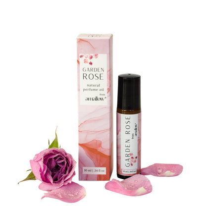 Amallow All Natural Non-Toxic Perfume Roller – Garden Rose