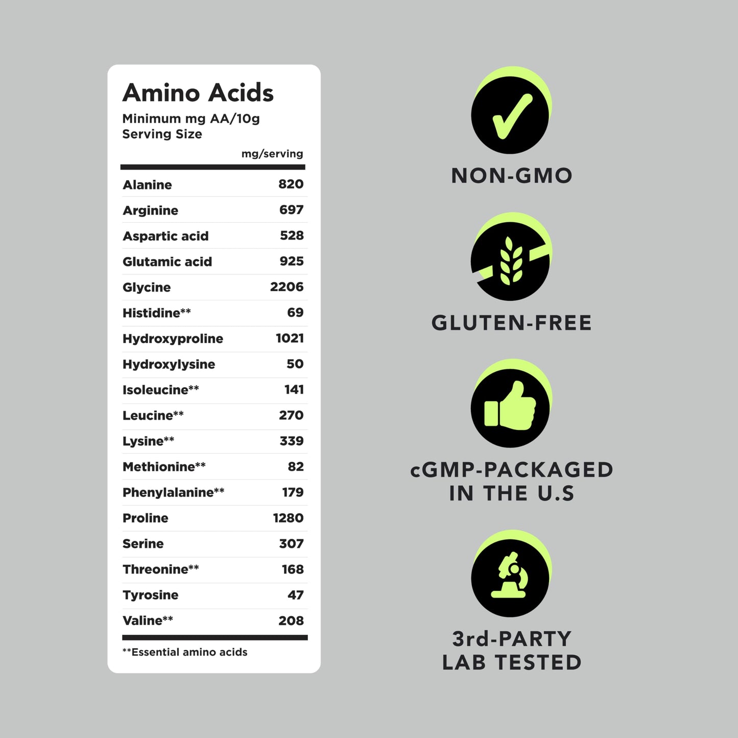 AMANDEAN Collagen Peptides Powder 1kg – Grass-Fed, Enzymatically Hydrolyzed Type 1 & 3, Unflavored, Non-GMO
