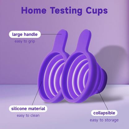 Amazewell Reusable Folding Urine Cups for Ovulation & Pregnancy Tests