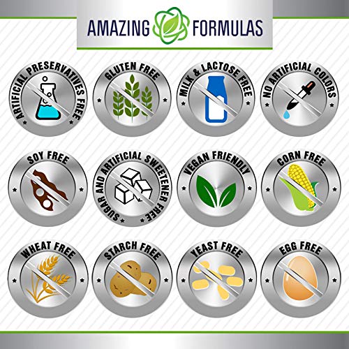 Amazing Formulas St. John's Wort Supplement – 700 mg per Serving | Veggie Capsules | Made in USA