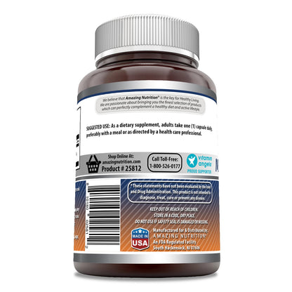 Amazing Formulas Magnesium Oxide 500 mg Capsules Supplement | Non-GMO | Gluten Free | Made in USA (90 Count | 2 Pack)