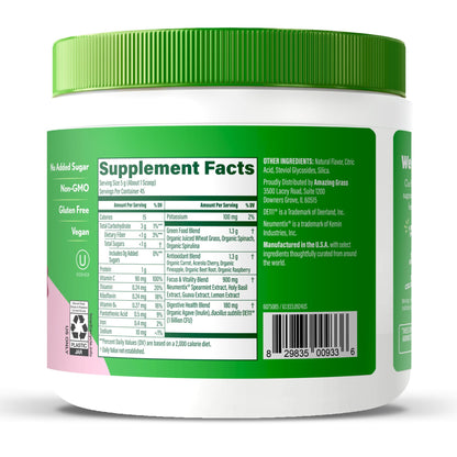 Amazing Grass Sweet Greens & Superfoods Powder – Summer Berry (30 Servings) with Probiotics