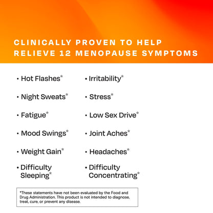 Amberen Menopause Supplement for Women - 60 Capsules | Supports Hormone Balance & 12 Symptom Relief