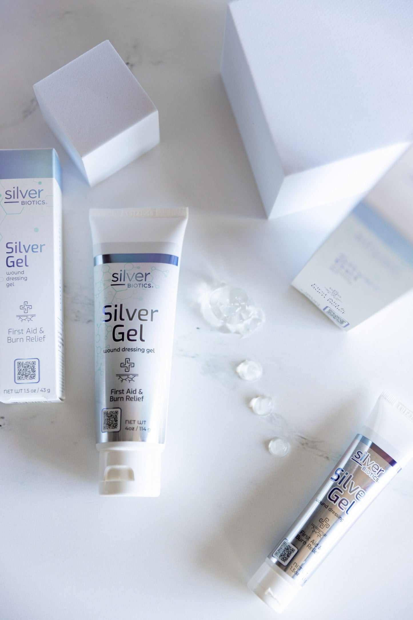 Silver Biotics 24 PPM Silver Wound Healing Gel – 1.5 oz | American Biotech Labs