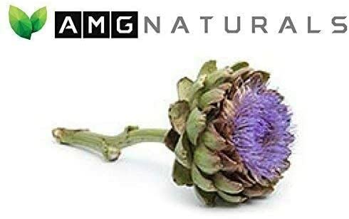 AMG Naturals Artichoke Extract Capsules – 7 mg Cynarin | Liver Support, Digestion & Estrogen Metabolism | Vegan & Gluten Free | 60 Capsules
