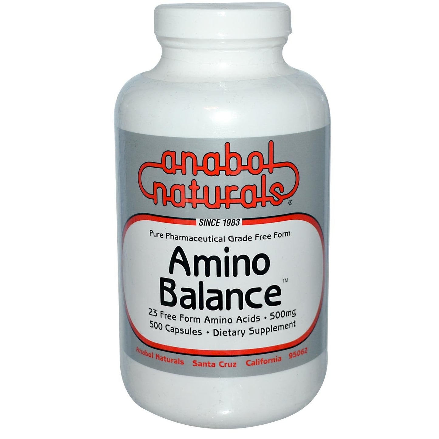 Amino Balance 500 Caps – Free-Form Amino Acids + BCAAs for Muscle Recovery