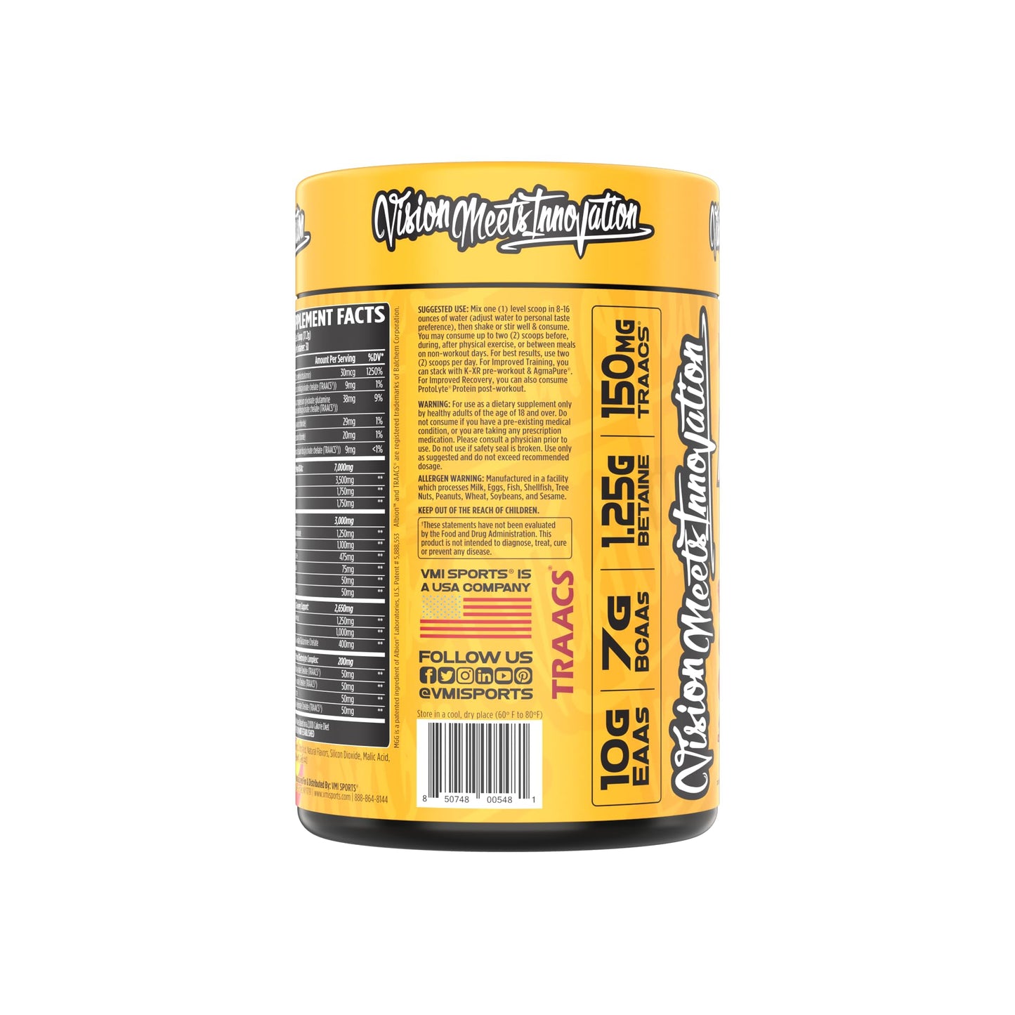 Aminogex Ultra BCAA Powder – Tropical Mango, 30 Servings