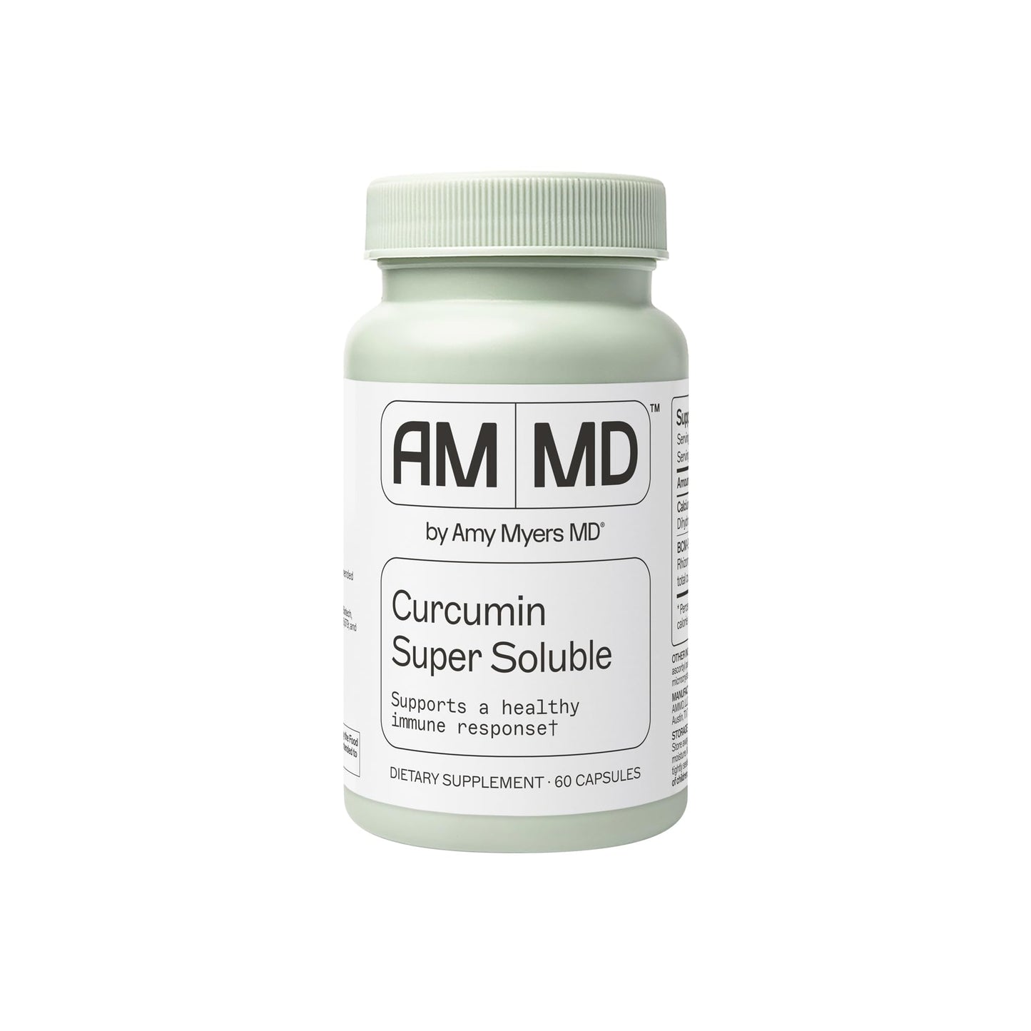Amy Myers MD Curcumin Super Soluble – BCM-95 Turmeric – Supports Immune Health, Gut Integrity & Liver Detox – 60 Capsules