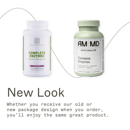 Amy Myers MD Complete Enzymes – Gut Care & Digestive Health (120 Capsules)