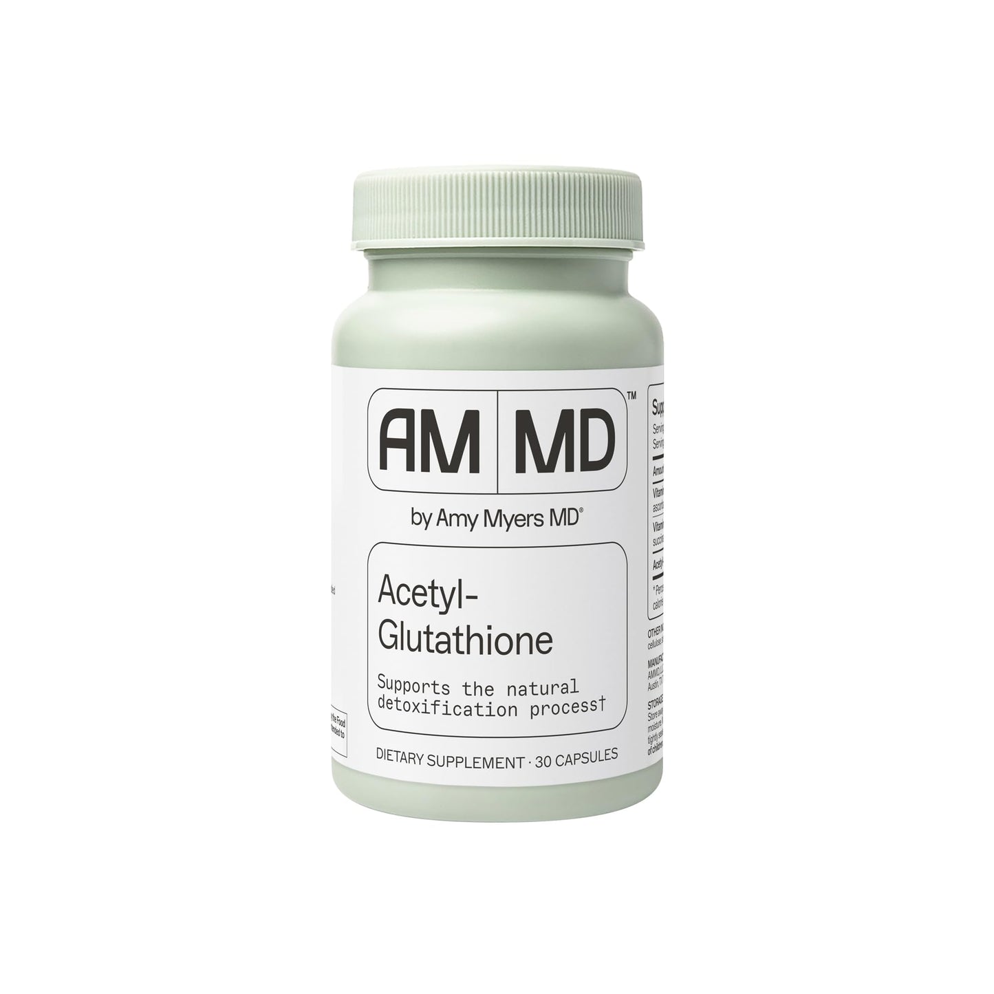 Amy Myers MD Glutathione Supplement | Healthy Cellular Absorption, Detox & Immune Support | Gluten-Free & Non-Dairy | 30 Capsules