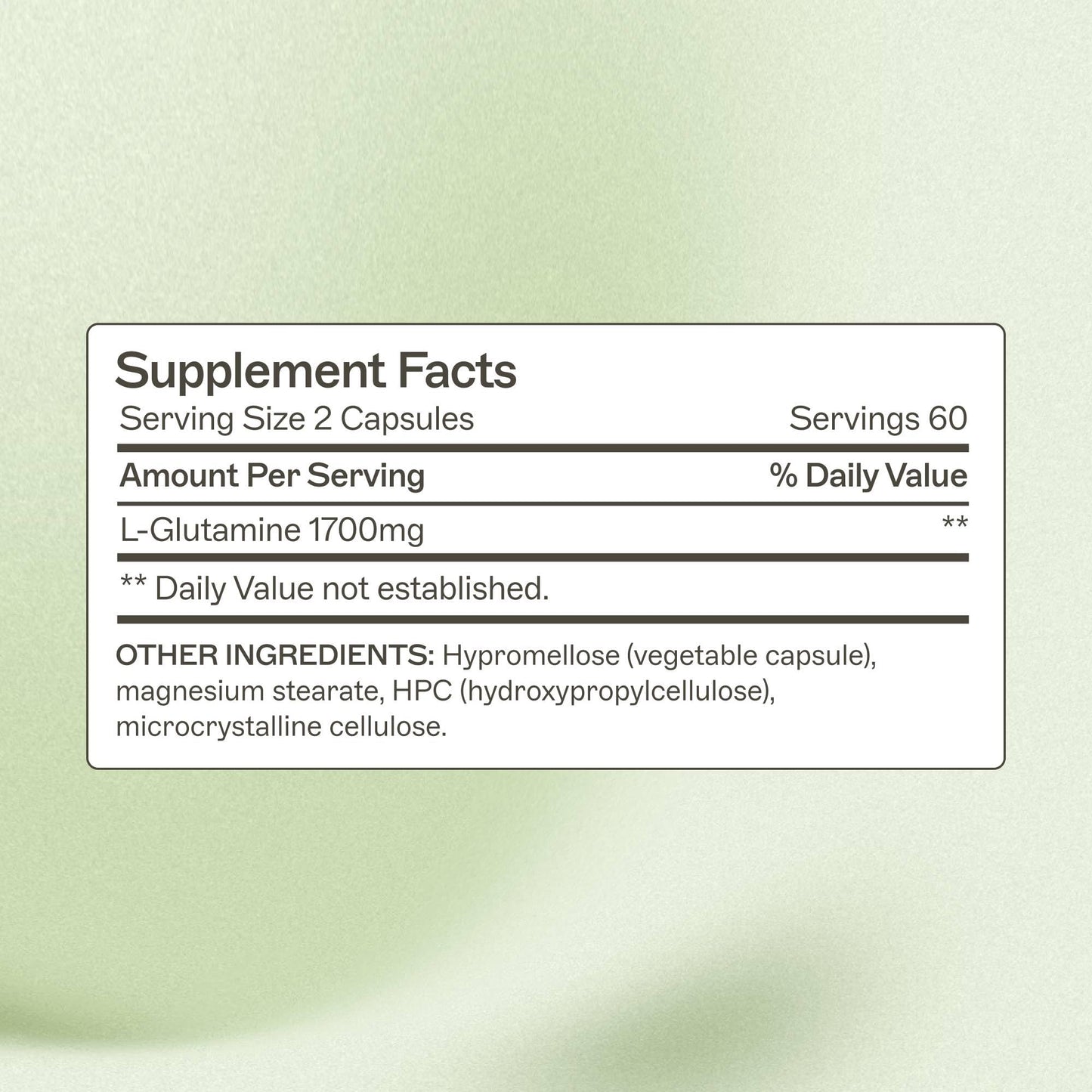 Amy Myers MD L-Glutamine Capsules - Gut Health & Muscle Support