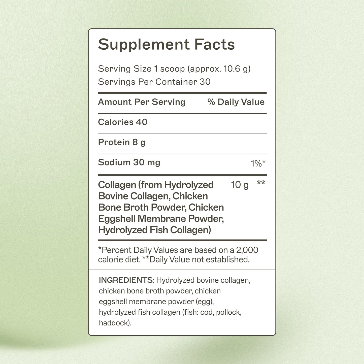 Amy Myers MD Spectrum 5 Collagen Peptides Powder | Daily Collagen for Hair, Skin & Nails (30 Servings)